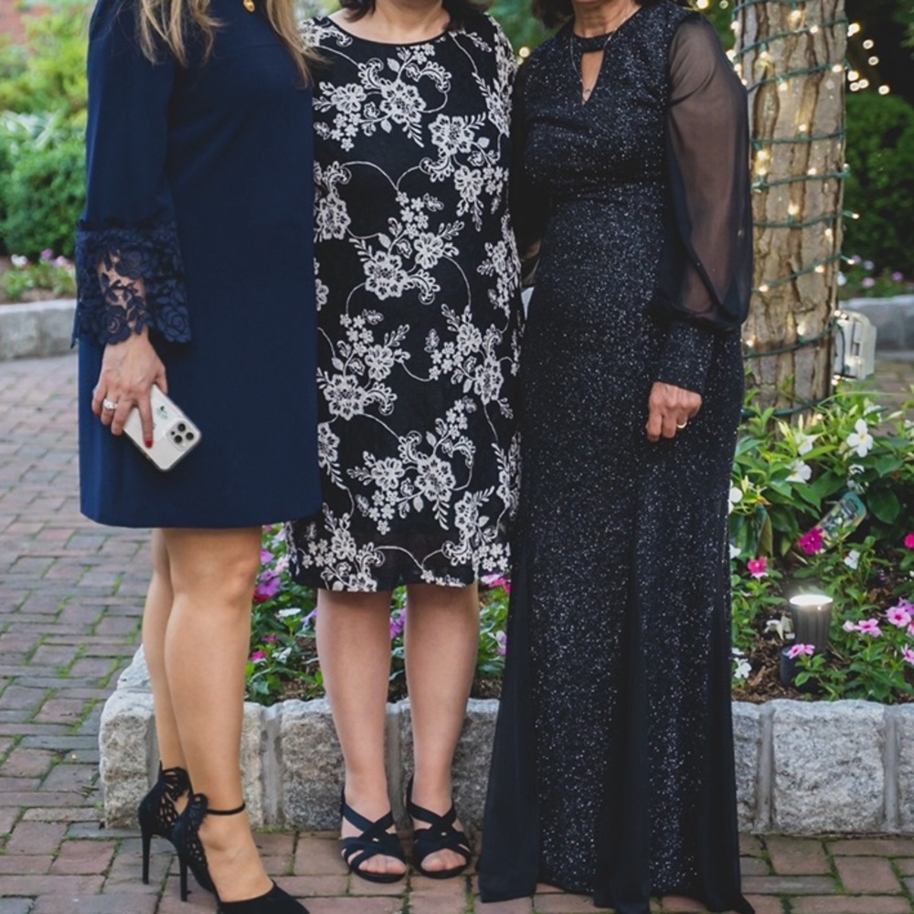 Camille Black evening dress